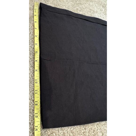 Standards & Practices Solid Stretch Crepe Wide Leg Black Trousers Women’s 16 NEW - Picture 13 of 13